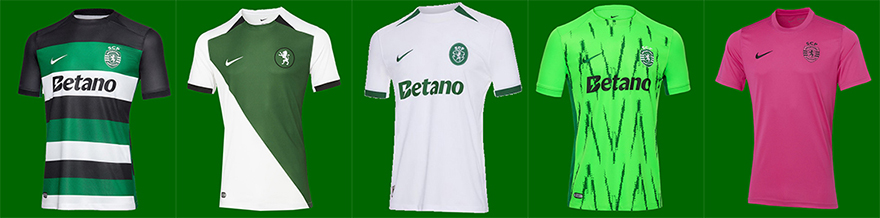 nova camisola do Sporting Nike 2024/25