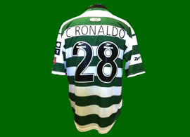 Cristiano Ronaldo Sporting Lisbon shirts